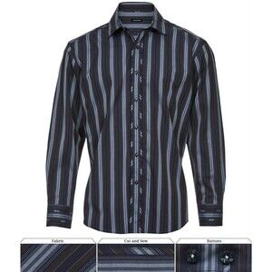 Zagiri In Bloom Brown Stripe Sport Shirt